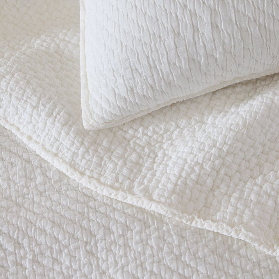 Reflections Matelasse Coverlet & Pillowcases West Elm Australia